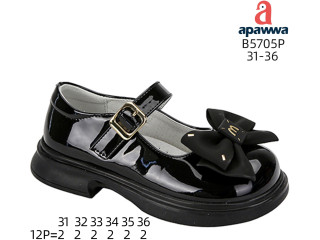 Туфли детские Apawwa B5705P black 31-36