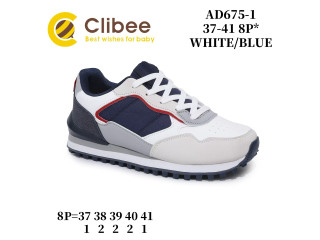 Кросівки Clibee AD675 white-blue 37-41