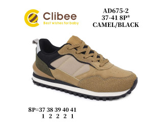 Кросівки Clibee AD675 camel-black 37-41