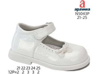 Туфлі дитячі Apawwa N5043P white 21-25
