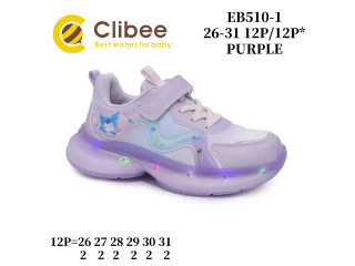 Кросівки дитячі Clibee EB510 purple 26-31