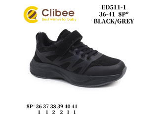 Кросівки Clibee ED511 black-grey 36-41