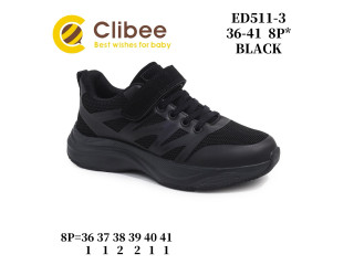 Кросівки Clibee ED511 black 36-41