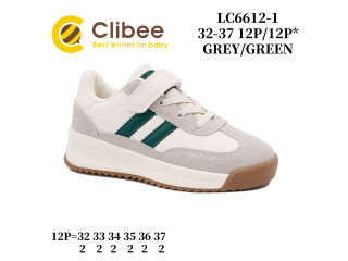 Кросівки дитячі Clibee LC6612-1 grey-green 32-37