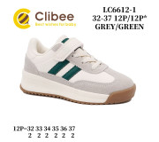 Кросівки дитячі Clibee LC6612-1 grey-green 32-37
