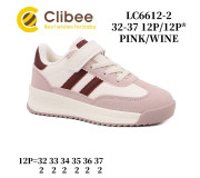 Кросівки дитячі Clibee LC6612 pink-wine 32-37