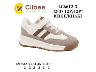 Кросівки дитячі Clibee LC6612 beige-khaki 32-37