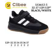 Кросівки дитячі Clibee LC6612-5 black-white 32-37