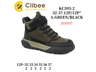 Черевики дитячі Clibee KC593 a.green-black 32-37