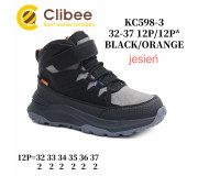 Черевики дитячі Clibee KC598 black-orange 32-37