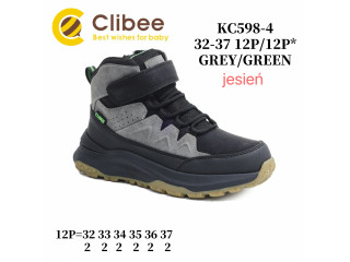 Черевики дитячі Clibee KC598 grey-green 32-37