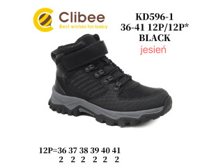Черевики дитячі Clibee KD596 black 36-41
