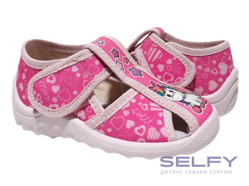 Маша 21-27 рожева, пудрова підошва, єдиноріг, Фото 1