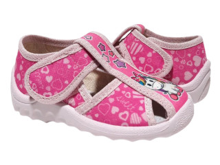 Маша 21-27 розовая, пудровая подошва, единорог