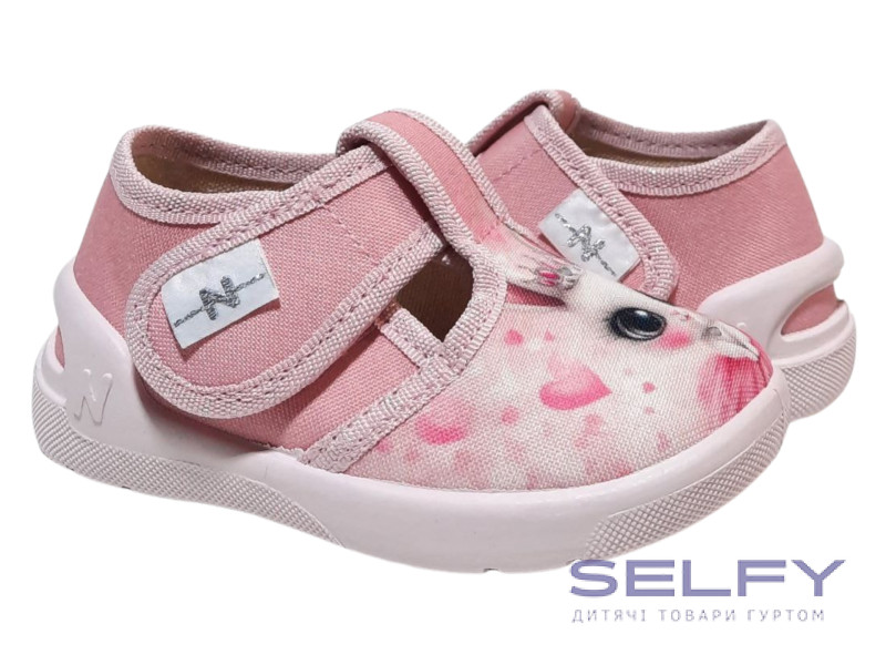 Jully 18-25 розовая, пудровая подошва, зайка-принцесса, Фото 1