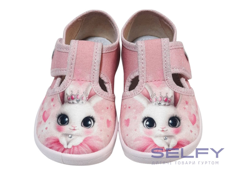 Jully 18-25 розовая, пудровая подошва, зайка-принцесса, Фото 3