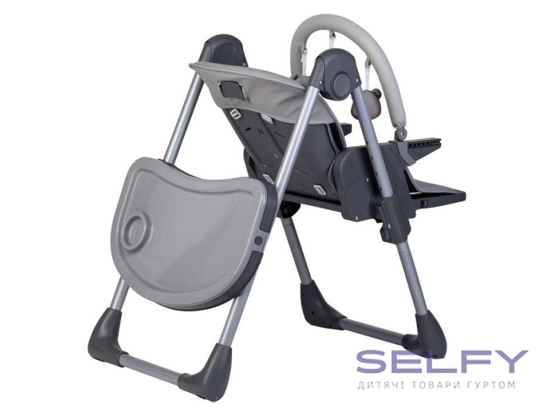 Стілець для годування дитини FreeON Lan 2в1, grey, Фото 10