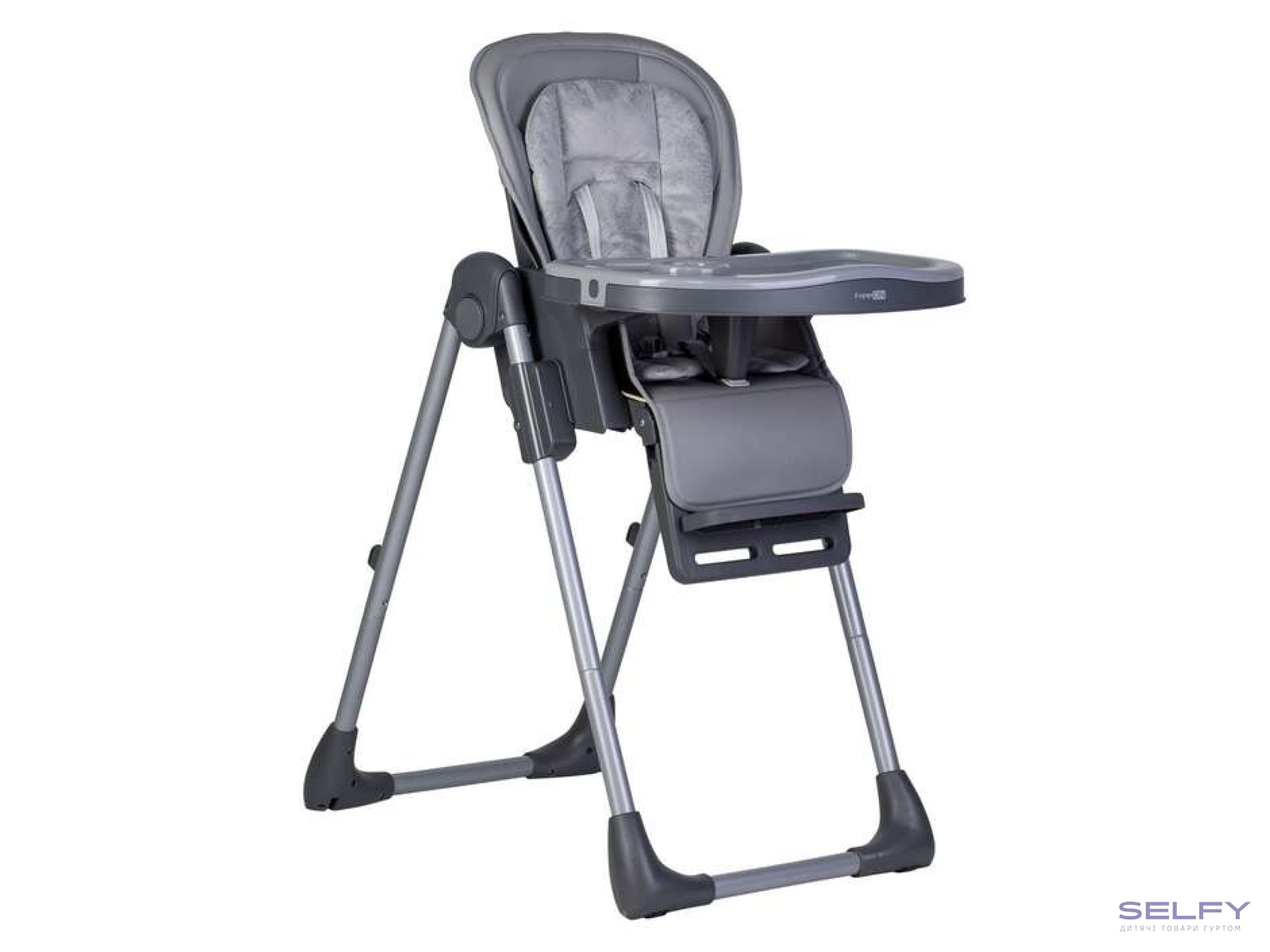 Стул для кормления ребенка FreeON Lan 2в1, grey, Фото 3