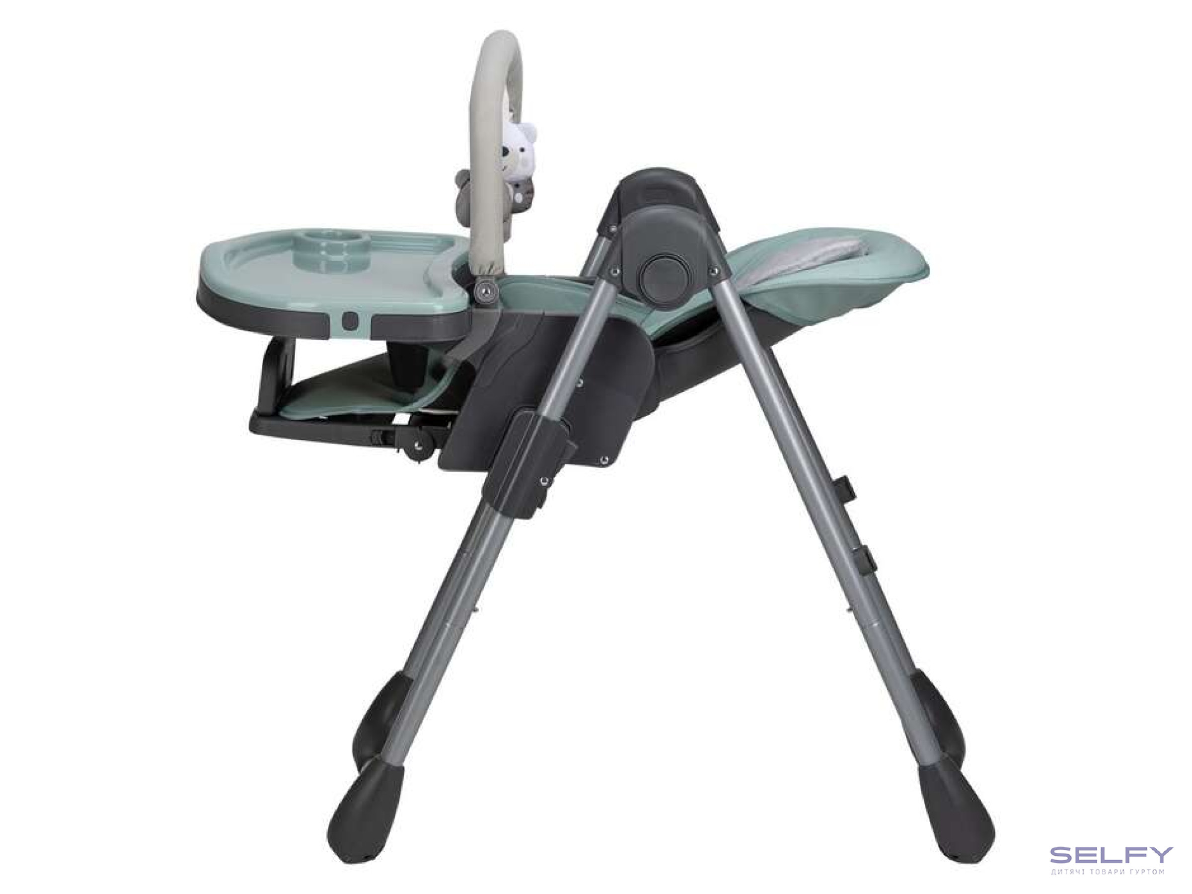 Стул для кормления ребенка FreeON Lan 2в1, light green, Фото 5