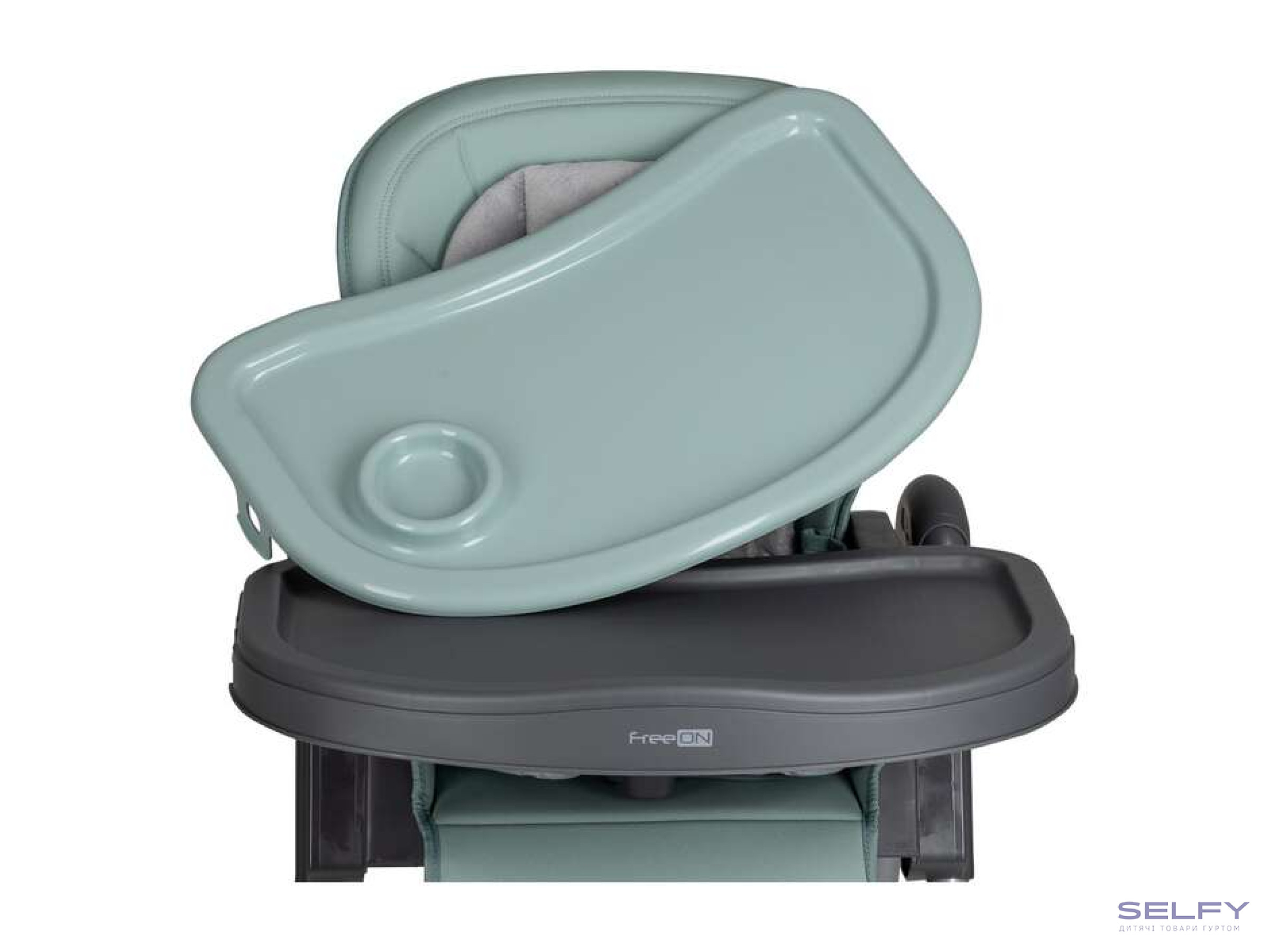 Стул для кормления ребенка FreeON Lan 2в1, light green, Фото 8