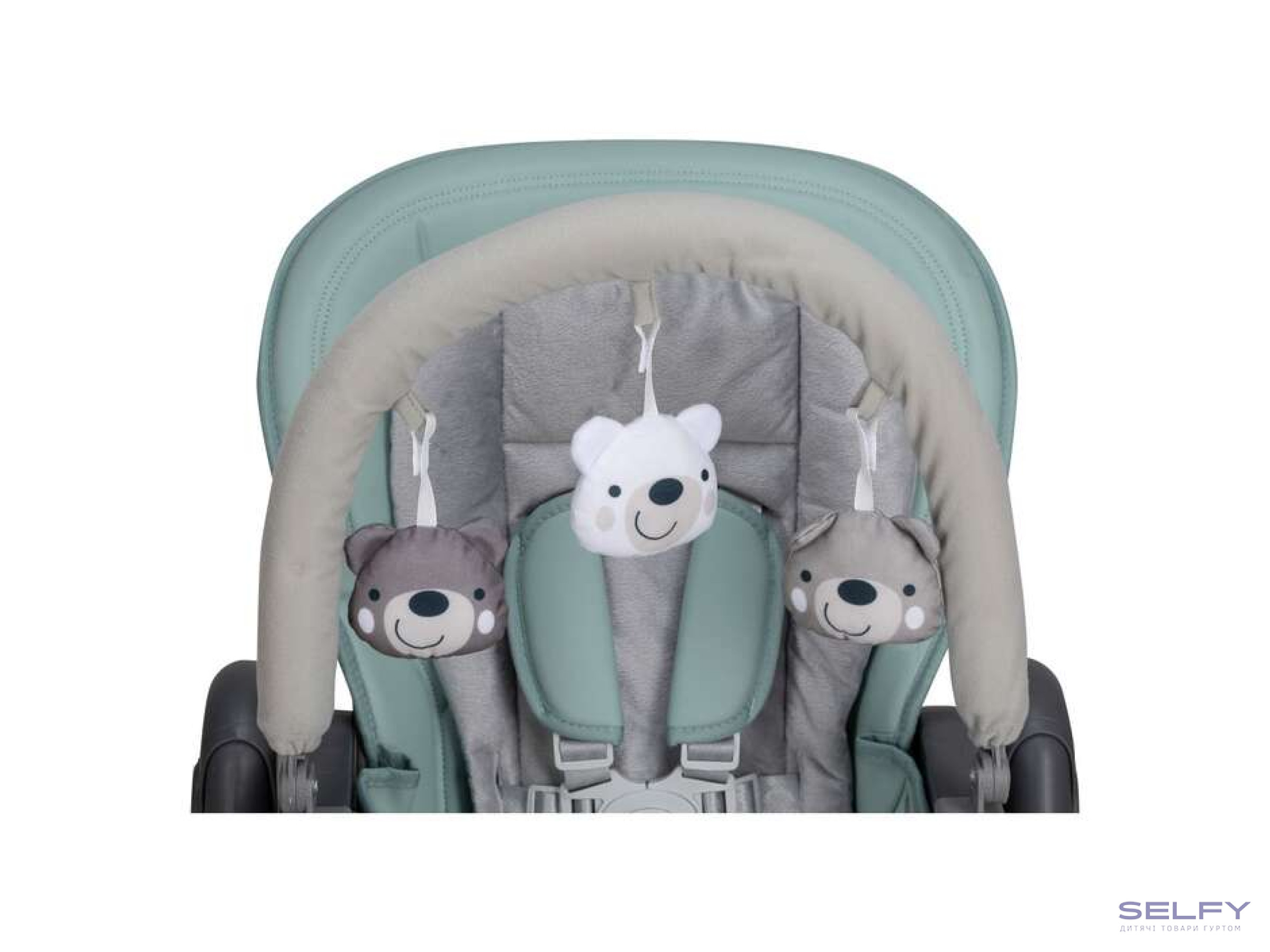 Стул для кормления ребенка FreeON Lan 2в1, light green, Фото 9