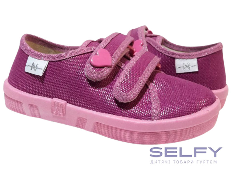 Ellis 26-32 рожева, рожева підошва, серце, Фото 1