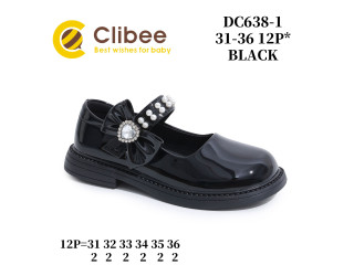 Туфлі Clibee DC638 black 31-36