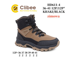 Черевики зимові Clibee HD611 khaki-black 36-41