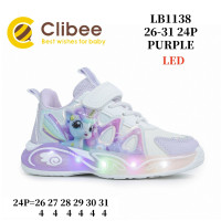 Кросівки дитячі Clibee LB1138 purple 26-31