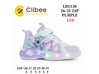 Кросівки дитячі Clibee LB1138 purple 26-31