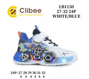Кросівки дитячі Clibee LB1150 white-blue 27-32