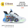 Кросівки дитячі Clibee LB1150 white-l.blue 27-32 Кросівки дитячі Clibee LB1150 white-l.blue 27-32