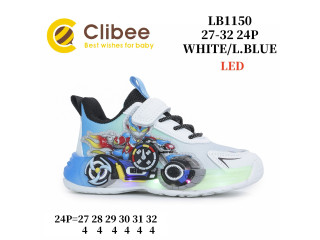Кросівки дитячі Clibee LB1150 white-l.blue 27-32