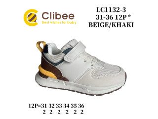 Кросівки дитячі Clibee LC1132 beige-khaki 31-36