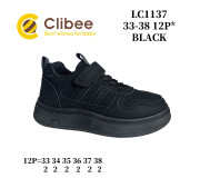 Кросівки дитячі Clibee LC1137 black 33-38