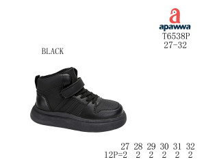 Хайтопи дитячі Apawwa T6538P black 27-32