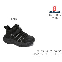 Хайтопи дитячі Apawwa T65312R-A black 32-37