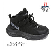 Черевики дитячі Apawwa T6506R-A black 32-37