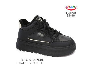 Хайтопы ShoSho F2819R black 35-40