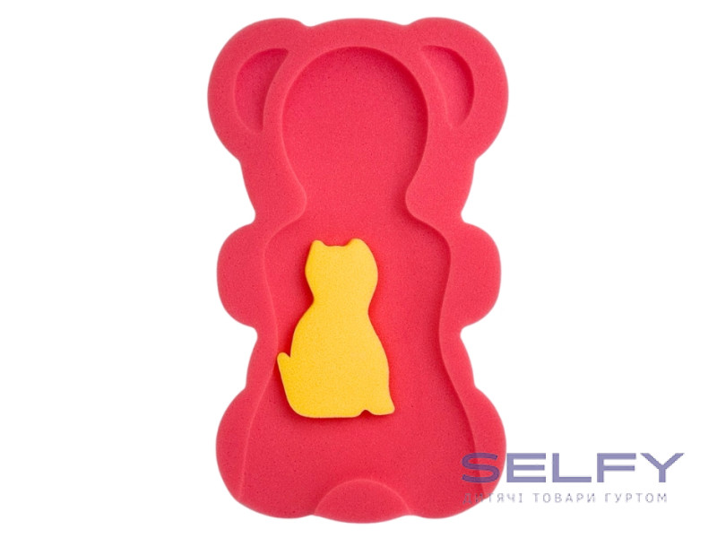 Поролон для купання MIDI pink multicolor, Фото 1