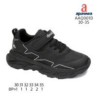 Кросівки дитячі Apawwa AAQ001D black 30-35