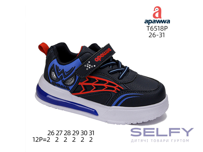 Кросівки дитячі Apawwa T6518P navy 26-31, Фото 1
