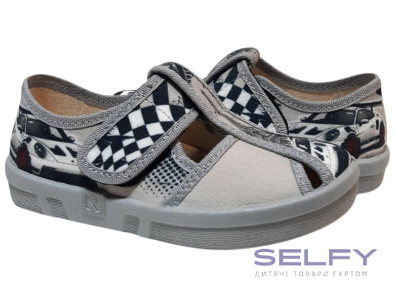 Pitter 26-32 сірий, сіра підошва, біла машина по-розмірно, Фото 1