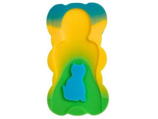 Поролон для купання MAXi green-yellow color