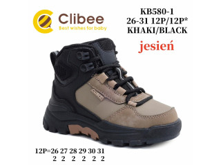 Черевики дитячі Clibee KB580 khaki-black 26-31