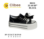 Кеди Clibee BD31 black 35-40