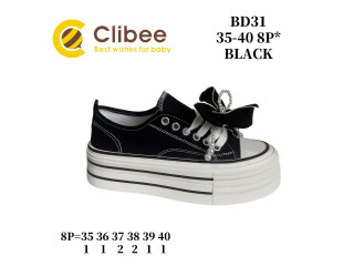 Кеди Clibee BD31 black 35-40
