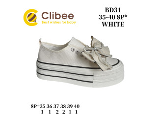 Кеди Clibee BD31 white 35-40
