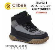 Черевики зимові Clibee HA602 grey-green 22-27