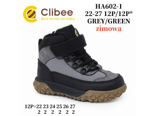 Черевики зимові Clibee HA602 grey-green 22-27